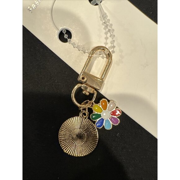 Cute Bag Keychain Hello Kitty Enamel Zipper Pull Charm Colorful Keyring New - Picture 4 of 4
